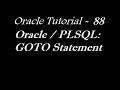 goto statement in oracle pl/sql