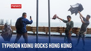 Schools shut as Typhoone Koinu hits Hong Kong