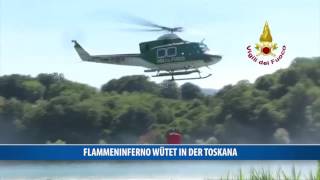 Flammeninferno in der Toskana