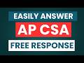 How to answer FRQs on AP CSA (in 18 minutes!)