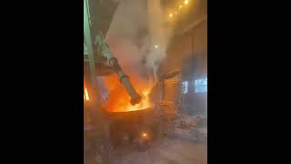 Amazing View 100 Ton Liquid Molten Steel