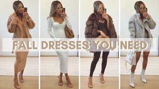 Affordable Fall Dresses You Need + Outerwear