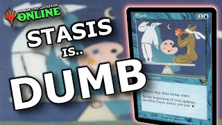 STASIS IS MAX TILT IN PREMODERN! Stasis + Gush — MTG Premodern Blue Combo | Magic: The Gathering