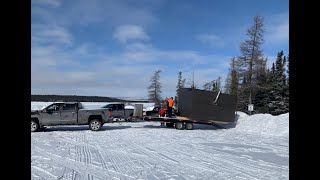 Custom Built Ice Fishing Shack