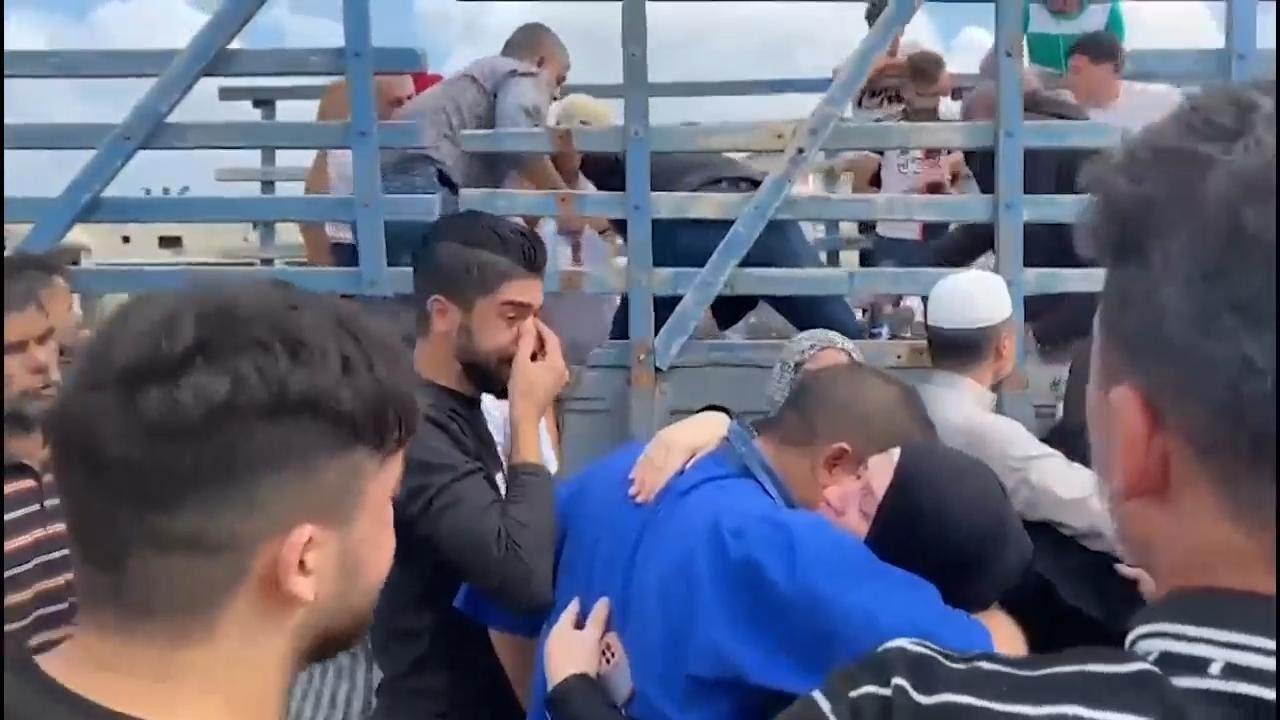 Palestinians Bury Their Loved Ones Killed In Israeli Airstrikes On Gaza ...