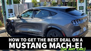 How to get the best price on a Mustang Mach-E! (And my experience.)