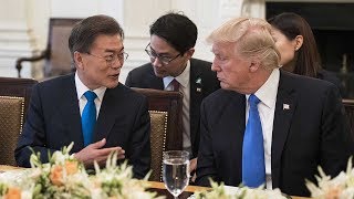 S. Korean president discussing Korean Peninsula with Trump