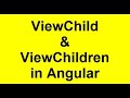 ViewChild & ViewChildren in Angular | Angular Interview Question & Answers | Learn Angular Concepts
