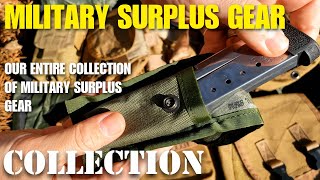 Large military surplus collection