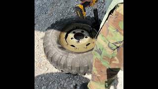 Tearing down a 1942 Dodge WC Combat Wheel