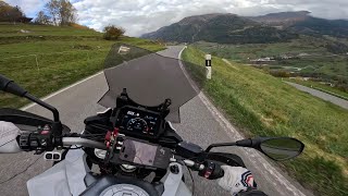 The Swiss Alpes | RAW MOTORCYCLE RIDE | F900XR + ARROW INDY RACE | PURE EXHAUST SOUND [4k]