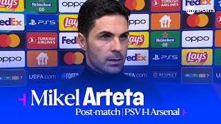 "WE DONE REALLY WELL" 🙂 | Mikel Arteta | PSV 1-1 Arsenal | Champions League