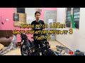 Pasang motor 125zr aku yang ke 3. Puas hati dapat tengok motor dah berdiri ✅