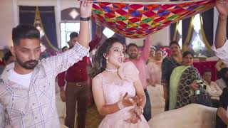 Bride's SURPRISE Solo Entry Dance Ever 2021 | Ring ceremony + Main chali | Bride Choreography|#AM