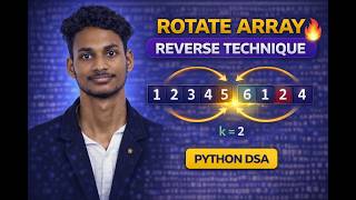 Rotate Array | Reverse Method Explained | Python DSA