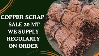 today  we sale pure copper scrap in best market rate