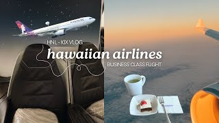 Hawaiian Airlines Business Class Review | Honolulu to Osaka (HNL - KIX) ✈️🌺