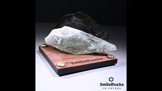 【石麥 SmileRocks】綠水晶原礦半拋 No.0418420121806