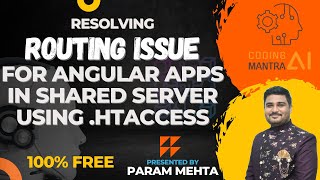 Resolving #angular / #ionicframework #routing Issue on shared servers using .htaccess