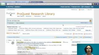 ProQuest Research Library Basic Search