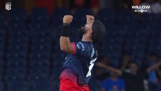 Jasdeep Singh 3 wickets vs MI New York | 14th Match - MINY vs WF