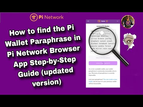 Cómo encontrar la frase de contraseña de Pi Wallet en la aplicación Pi Network Browser Guía paso a paso (versión actualizada)