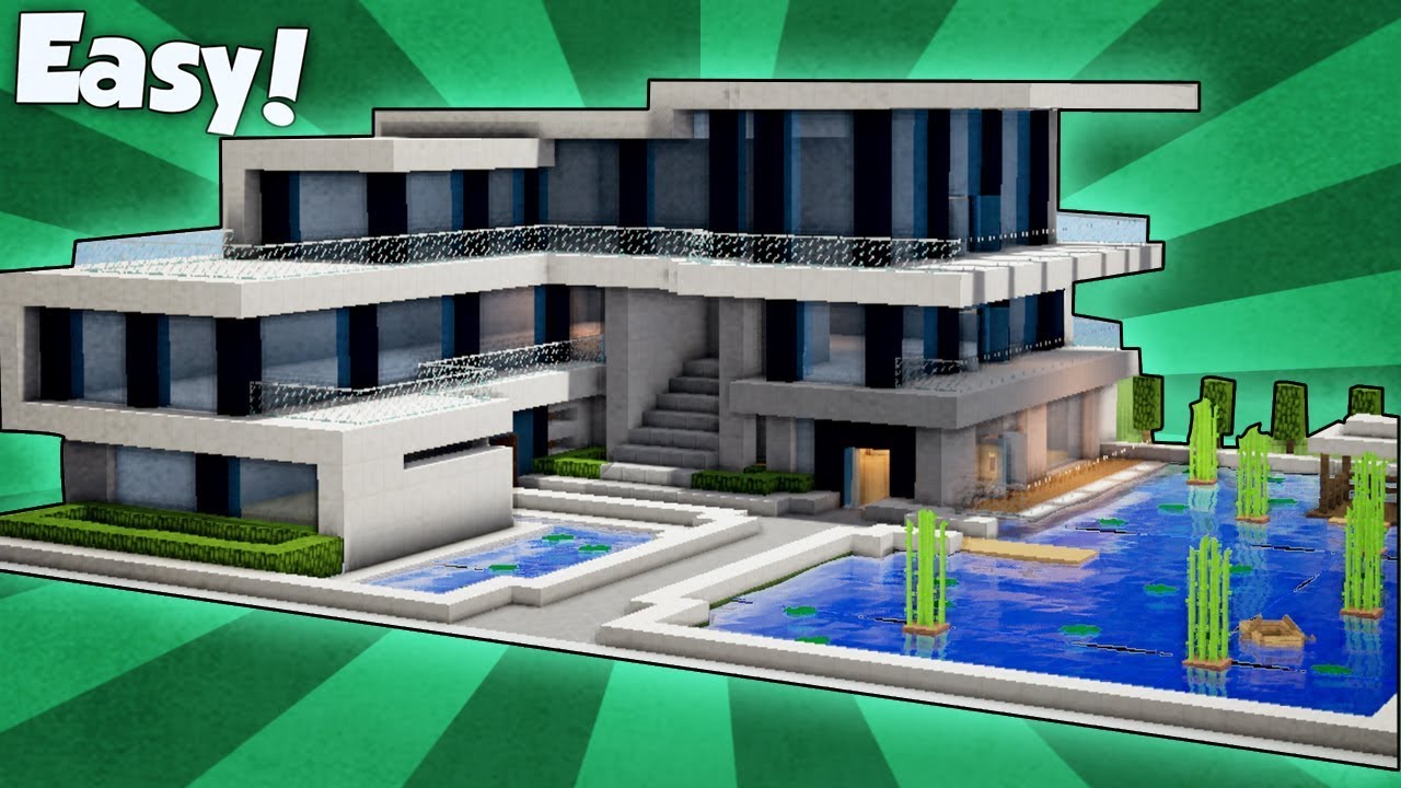 Easy Minecraft Large Modern House Tutorial How To Bui Vrogue Co Easy Minecraft Large Modern House Tutorial How To Bui Vrogue Co