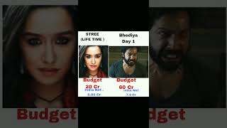 Stree Vs Bhediya Comparison ||  Stree vs Bhediya Box Office Collection #short #viral #trending
