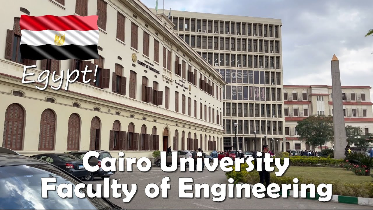Cairo University College Of Engineering 4k Campus Tour هندسة