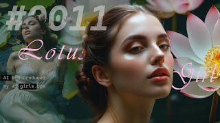 #ai #lookbook | 0011 #lotus #girl #莲花 #女孩