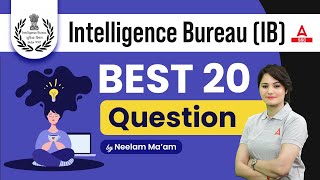 IB Security Assistant Reasoning Best 20 Question | IB Recruitment 2023