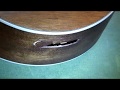 Guitar side Patch - Scissor Jack Repair