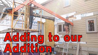 Office Walls and Starting the Porch | Home Renovation & Addition Part 32