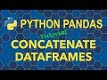 Python Pandas - Concatenate DataFrames
