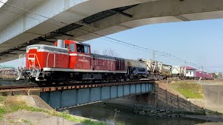 【衣浦臨海鉄道】神戸川を渡るKE65-1　2024/03/16