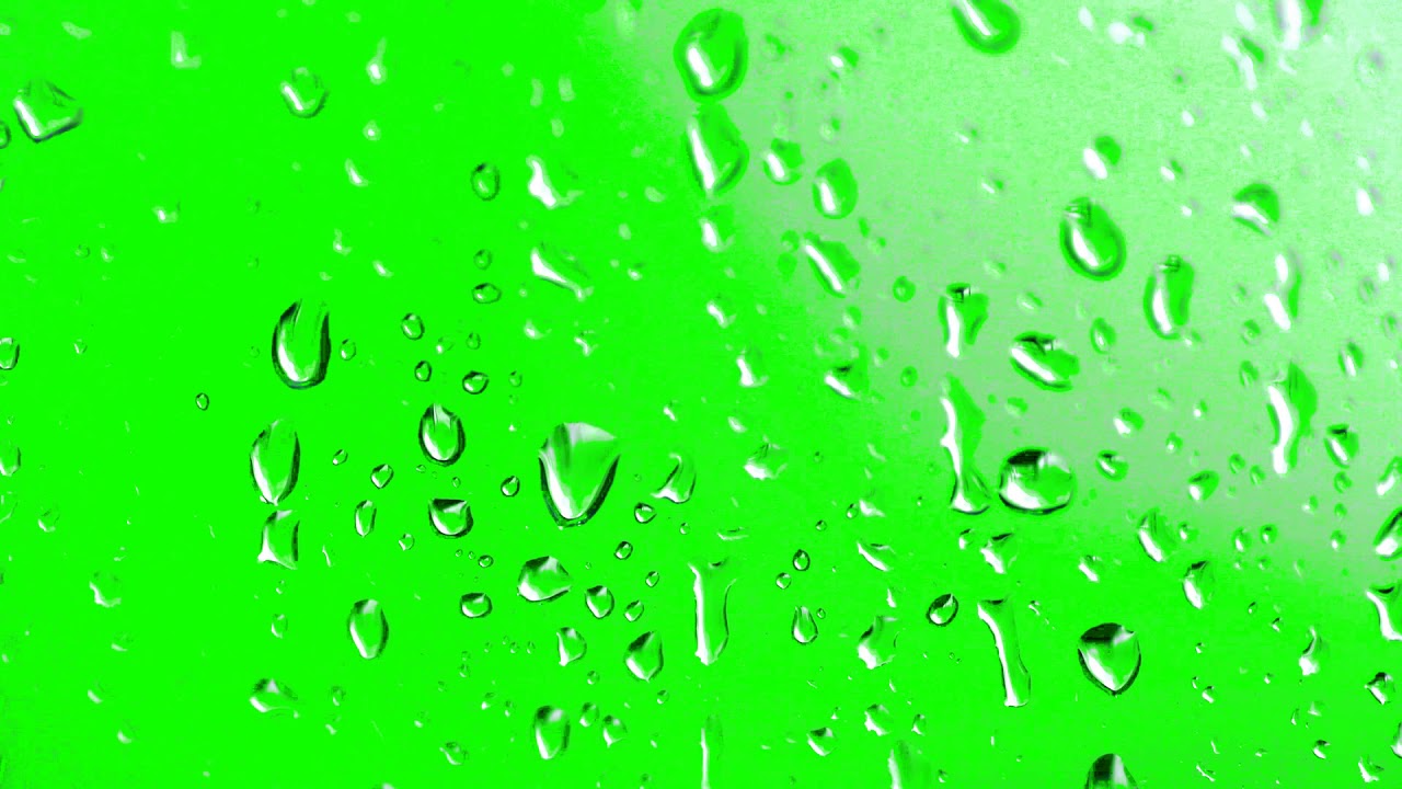 Free Hd Green Screen Water Drops On Glass Youtube