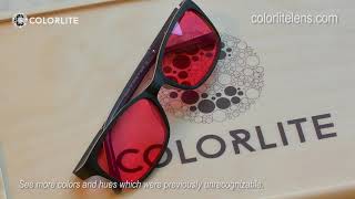 Are you colorblind? Colorlite Color Blindness Correction Glasses