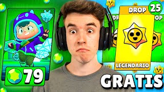 COMPRO a BEA BYTE Y ABRO 25 DROPS CON LEGENDARIO *GRATIS* en BRAWL STARS