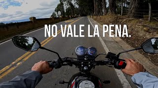 ¿Vale la pena una AKT NKD 125? Primer viaje en moto de Bogotá a Sisga.