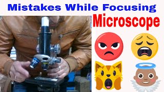 Biology 10 // Mistakes Every student do while FOCUSING SLIDE UNDER COMPOUND MICROSCOPE