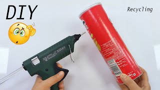 AWESOME IDEA WITH PRINGLES BOX - Recycling ideas
