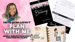 APRIL PWM | FAITH PLANNER QUAD LAYOUT | ANIKA K.KLOSET AND CASSTHETIC PLANS