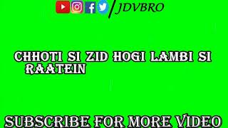 green screen whatsapp  status video | aa jao na - arijit singh |
