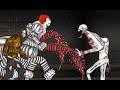 SCP 096 vs Jason Voorhees, IT Pennywise . Drawing cartoon Animation.