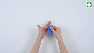 Cederroth Soft Foam Bandage Blue  3 cm demo video