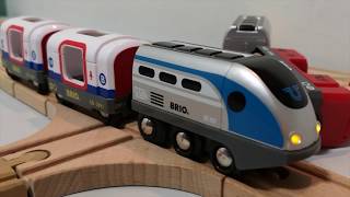 BRIO World, Smart Tech Engine, Action Tunnels,  Train Video Wooden Track Changes Toys For children