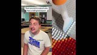 That one kid in school who has a rolling backpack #pov #fypツ #greenscreen #middleschool #school