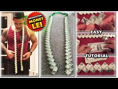 2018 HOW TO MAKE A MONEY LEI | NEW FLAT CHAIN STYLE | TUTORIAL | GRADUATION CORD | 1080p60 2018 HOW TO MAKE A MONEY LEI | NEW FLAT CHAIN STYLE | TUTORIAL | GRADUATION CORD | 1080p60
