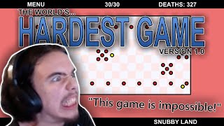 Completing The World's Hardest Game was a NIGHTMARE... (Flash Game Quickies! #1)