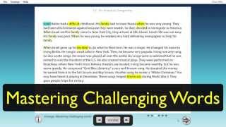 Developing Reading Fluency: Student - Mastering Challenging Words